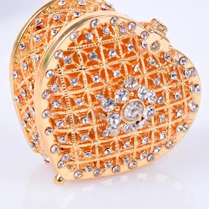 Женская металлическая шкатулка для украшений, свадебный подарок для невесты, подружки невесты