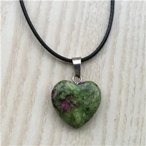 Red green treasure Супер Скидка, модные подвески и ожерелья в виде сердца из натурального красного агата малахитового Тигрового Глаза для женщин, мужчин и детей, 1 шт - Окраска металла: Red green treasure