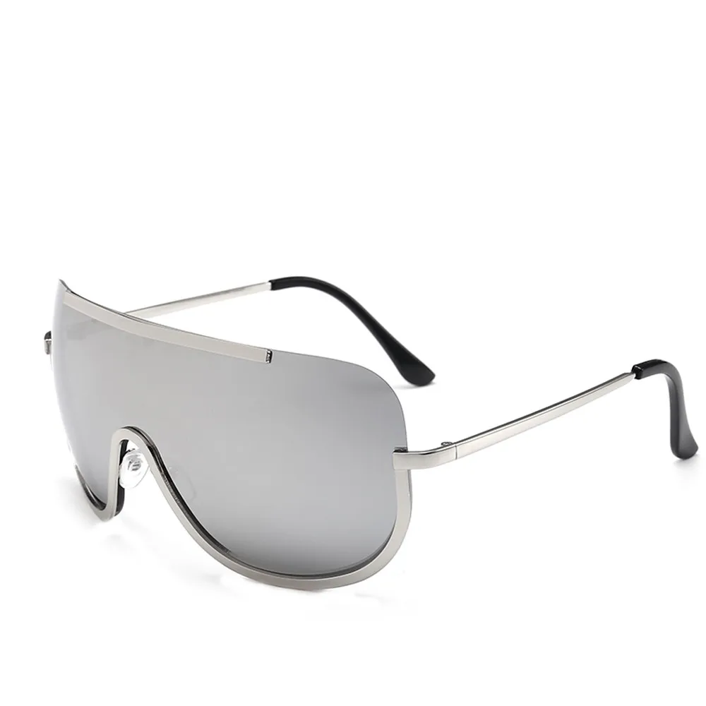 Солнцезащитные очки sunglassess для женщин с линзами из сиамской кожи уличные черные