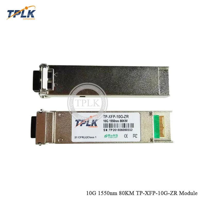 Прямая продажа с фабрики 10G XFP 1550nm 80км модуль приемопередатчика TP ZR оптический