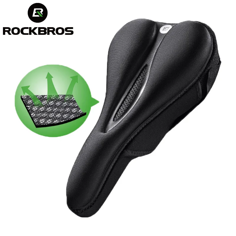 ROCKBROS Велоспортное велосипедное из силикона седло для велосипеда MTB велосипедная