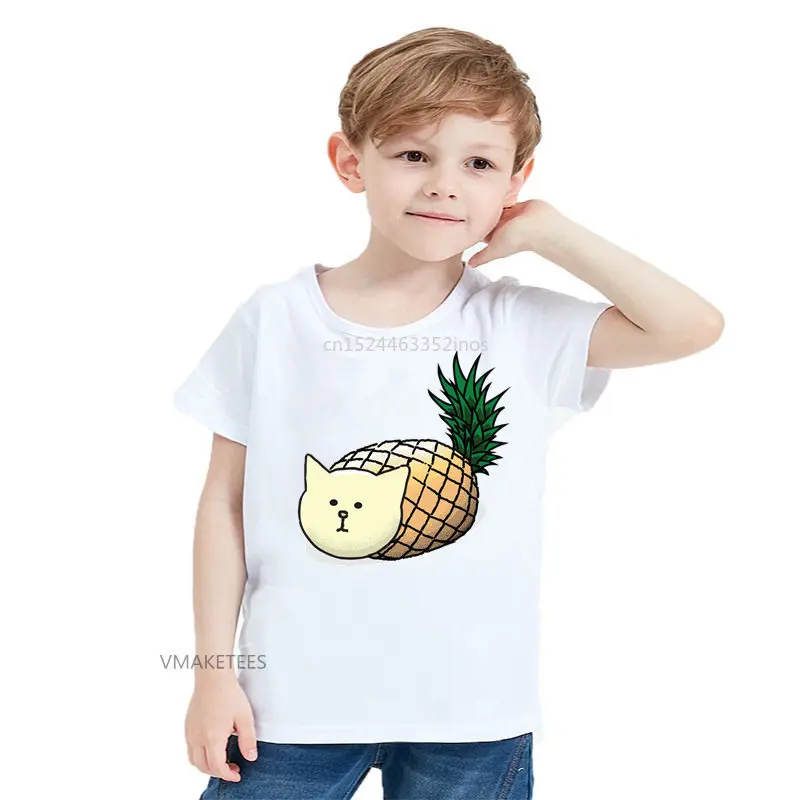 2018 летняя футболка с коротким рукавом для девочек и мальчиков Детская принтом