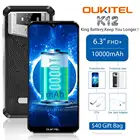 OUKITEL K12 5V 6A смартфон на Android 9,0 мобильный телефон 6,3 ''19,5: 9 MTK6765 6G RAM 64G ROM NFC 10000mAh Quick Charge Fingerprint