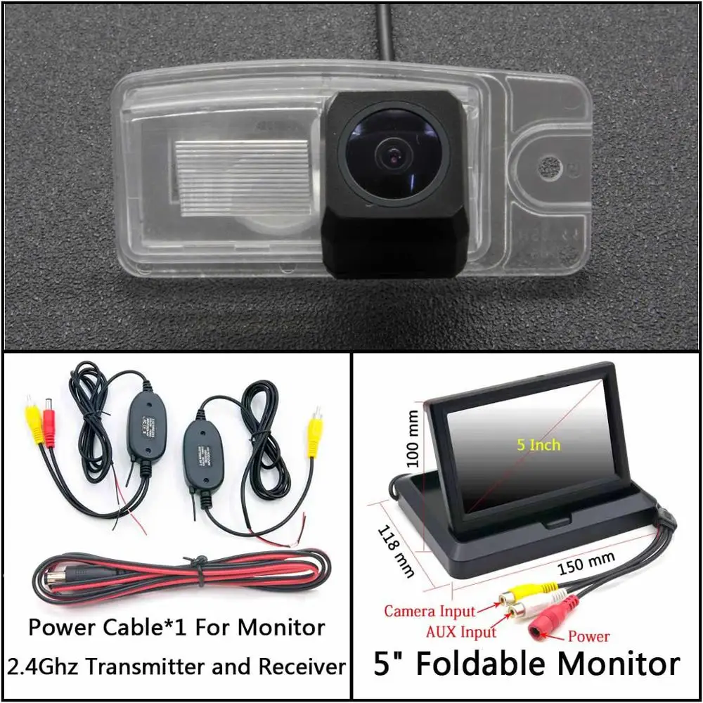 C Wireless 5 inch F Full HD резервная камера заднего вида для Nissan Murano Z50 Skyline Altima Murano Z52 Sentra 200 XTrail Автостоянка ЖК-зеркало монитор - Название цвета: C Wireless 5 inch F