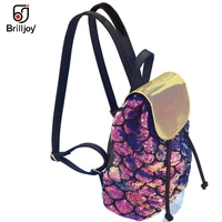 hologram laser gradient sequins mermaid tail design dazzling backpack shoulder bag travel bag school bags for teenage girl bags