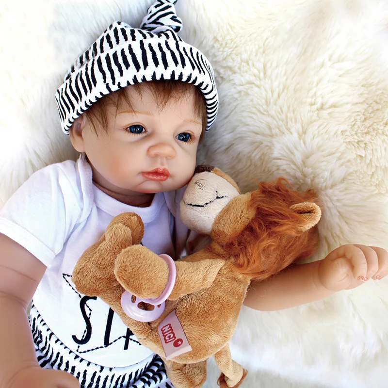 Reborn Boy куклы 22 &quot53 см силиконовые для новорожденных и малышей Bebe Boneca Menino детские