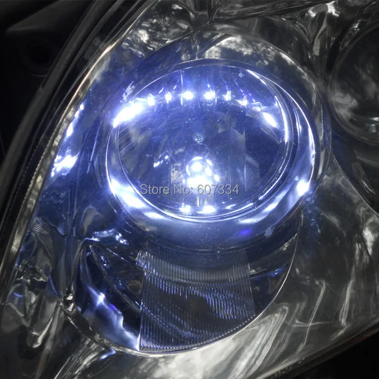 12 В светодиодный ная автомобильная лампа белого цвета T10(13*5050 SMD)W5W W2.1X9.5d для