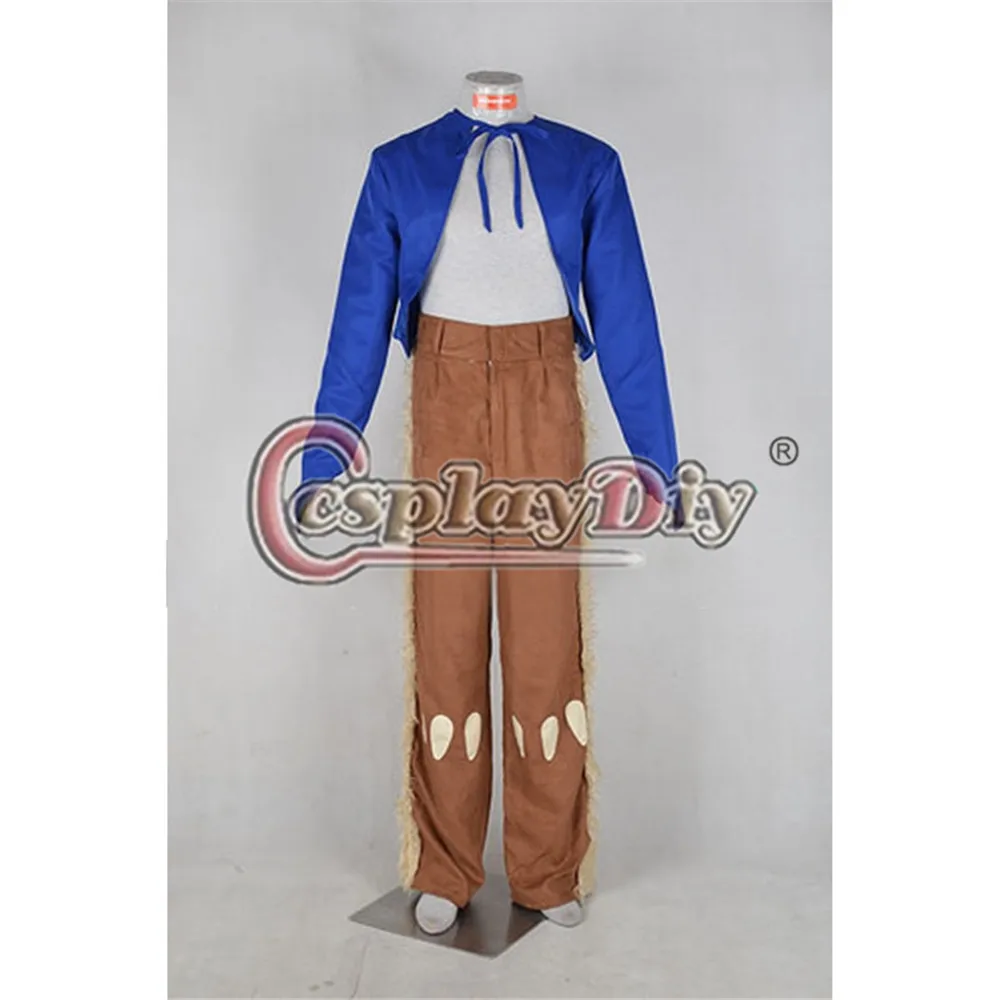 Cosplaydiy принцесса Mononoke фильм Ashitaka косплей костюм Взрослый наряд для косплея на