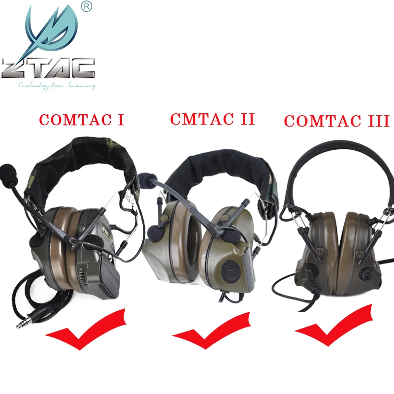 Z tac Peltor Comtac тактическая гарнитура наушники подходящие для Series II III из губки