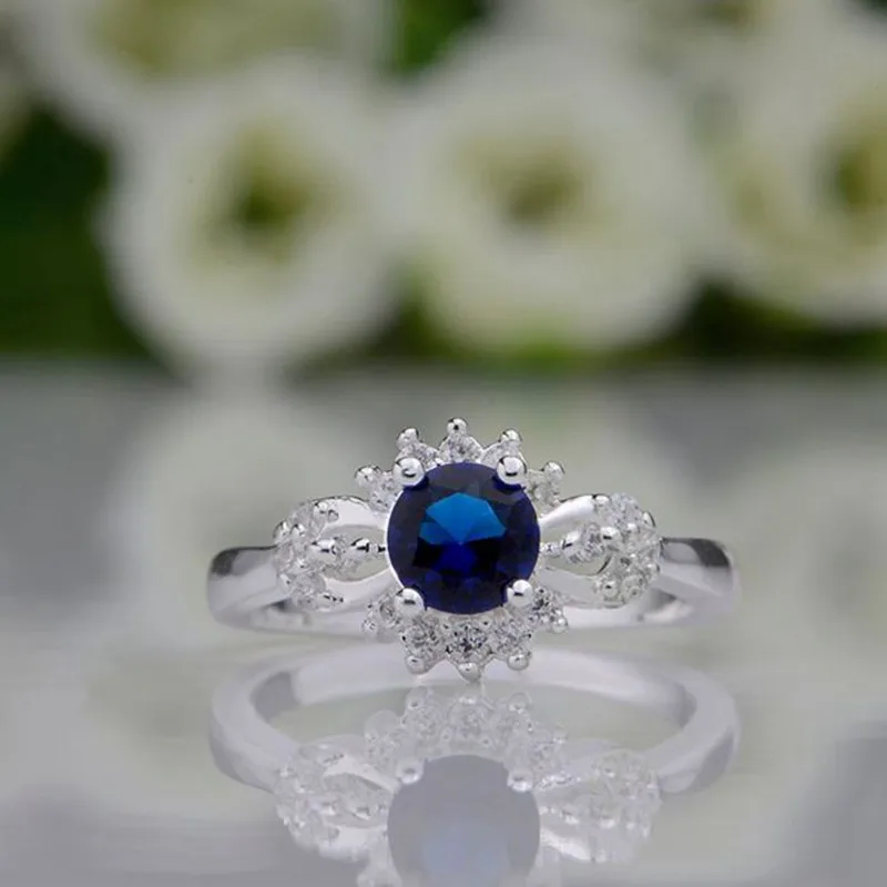 Посеребренная кольцо стерлингового серебра--Jewelry Кольцо заводские цены моды
