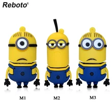 Retobo Usb 2,0, USB флешка, 32 ГБ, флеш-накопитель, 64 ГБ, последняя новинка, Миньоны, милый смайлик, 4 ГБ, 8 ГБ, 16 ГБ, мультяшный, Мини, портативный, водонепроницаемый Retobo Usb 2,0, USB флешка, 32 ГБ, флеш-накопитель, 64 ГБ, последняя новинка, Миньоны, милый смайлик, 4 ГБ, 8 ГБ, 16 ГБ, мультяшный, Мини, портативный, водонепроницаемый