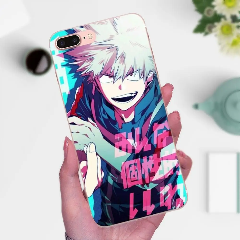 Аниме герой Deku и Bakugou Блестящий Мягкий Art Online чехол для Apple iPhone 4 4S 5 5C 5S SE 6 6S 7 8 Plus X XS