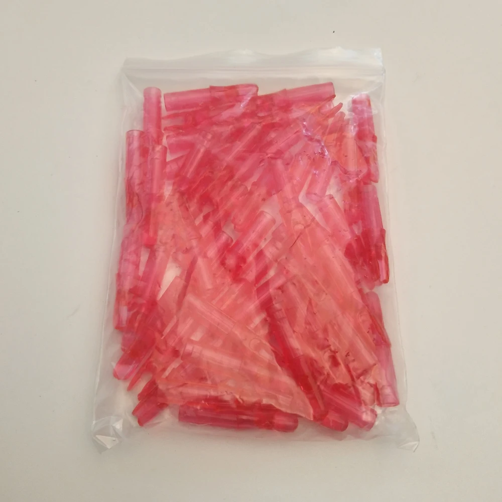 50pcs Arrow Nocks Internal Archery For Shaft ID 6.2mm OD 7.8mm Carbon Fiberglass with Green Rose Red Color images - 6