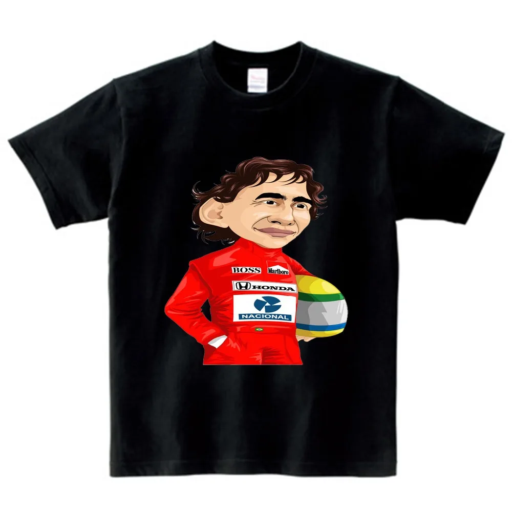 Детская брендовая новая футболка AYRTON SENNA детская повседневная хлопковая