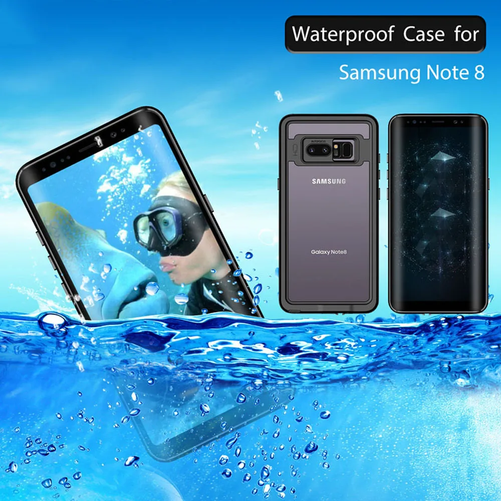 Чехол для samsung Galaxy S9 Plus S8 Plus S10 S10 Plus Note 8 из поликарбоната Ip68 Водонепроницаемый Чехол Защита от грязи и снега