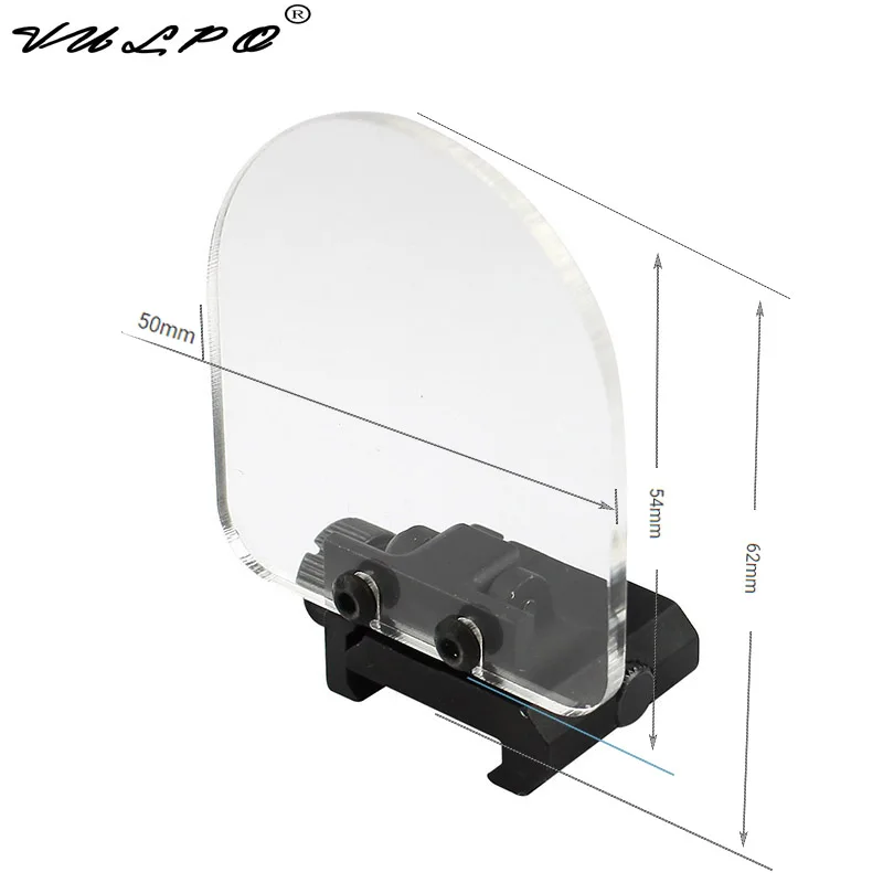 VULPO Hunting Airsoft Riflescopes lens protector Red Dot Sight Scope RiflescopeTransparent Bulletproof Lens Protector | Спорт и