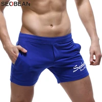 seobean mens gyms shorts short trousers casual joggers shorts sweatpants fitness men workout acitve shorts