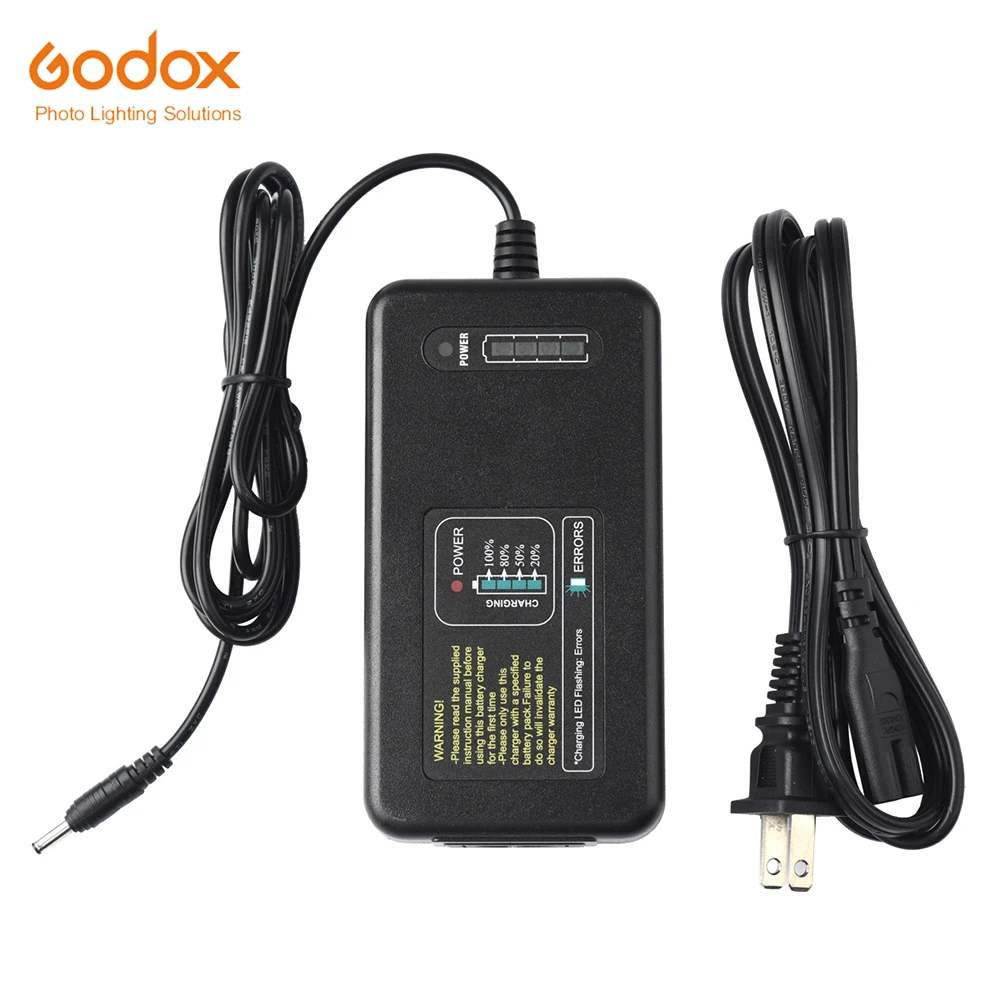 Зарядное устройство Godox C26 AC для AD600 Pro/AD600Pro литий-ионный аккумулятор WB26 адаптер