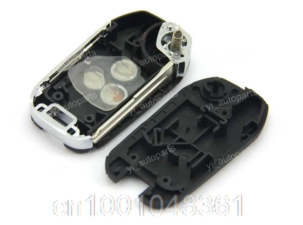 3 Buttons Remote Flip Folding Key Shell Case Fob Keyless Fit For Hyundai Rohens Coupe Tiburon XG | Автомобили и мотоциклы