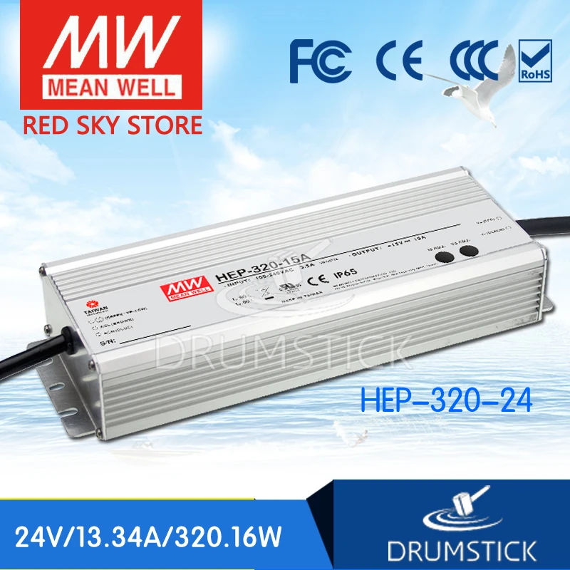 

MEAN WELL HEP-320-24 24V 13.34A meanwell HEP-320 24V 320.16W Single Output Switching Power Supply