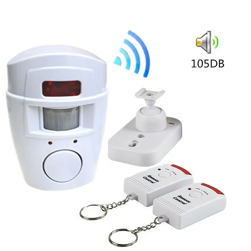 ИК датчик безопасности YiiSPO с 2 пультами дистанционного управления|detector infrared|detector