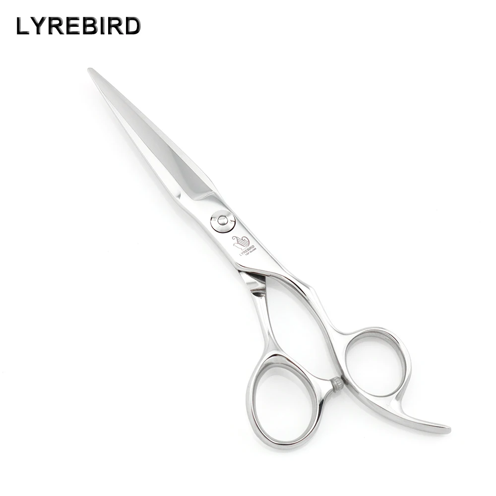 

Professional Hair Shears 6 INCH Silver Scissors with Wide Blade F313 JAPAN 440C Lyrebird TOP CLASS Simple Pack 1Pcs/Lot NEW