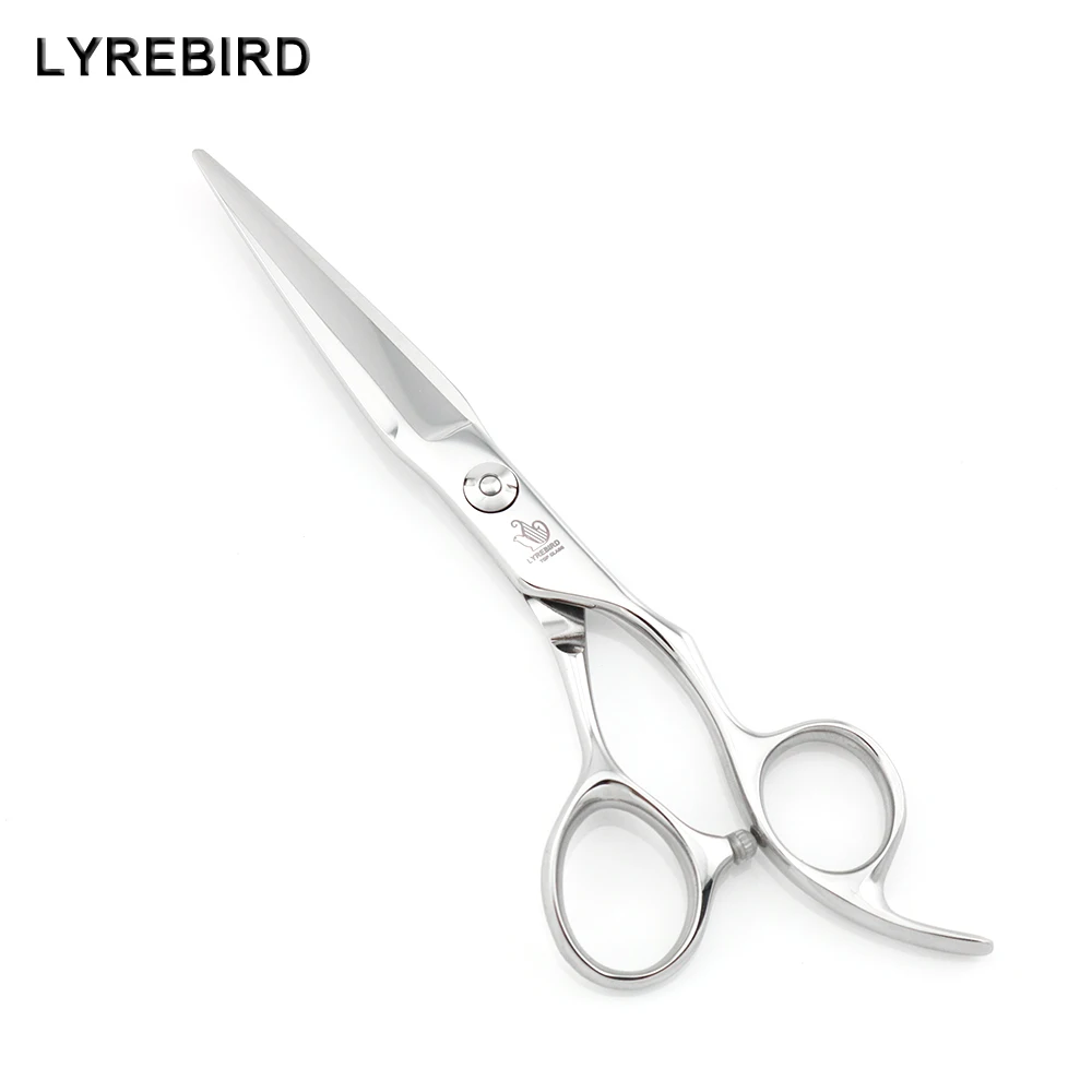 Professional Hair Shears 6 INCH Silver Scissors with Wide Blade F313 JAPAN 440C Lyrebird TOP CLASS Simple Pack 1Pcs/Lot NEW | Красота и