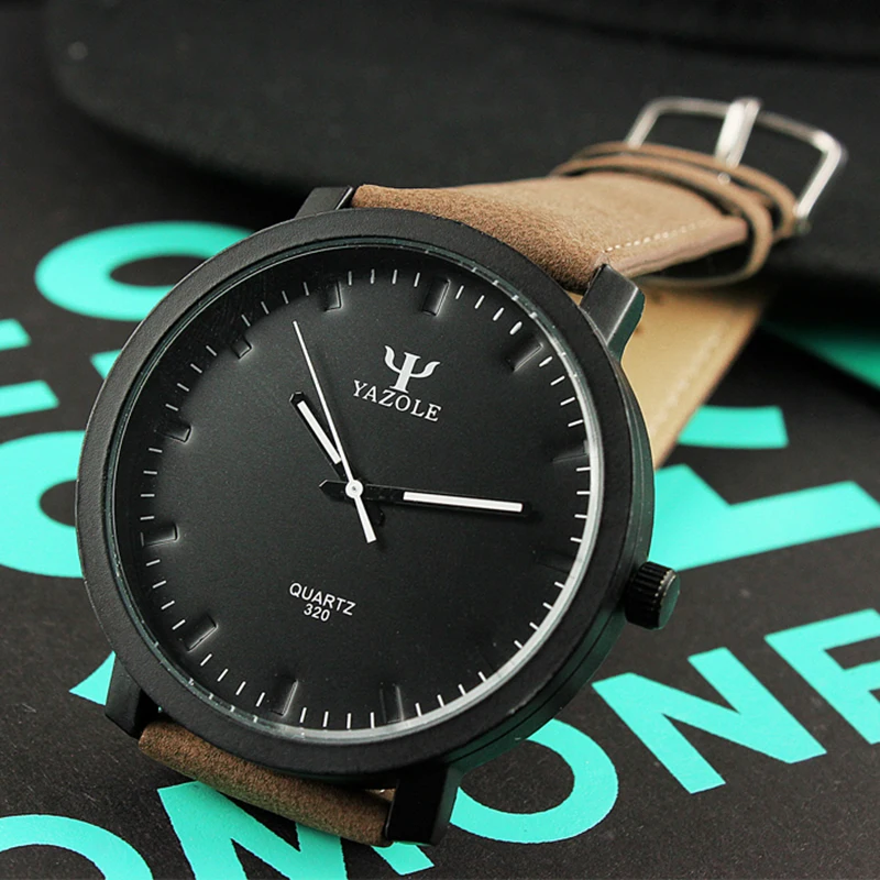 2020 Брендовые Часы Yazole кварцевые часы в простом стиле деловые модные светящиеся