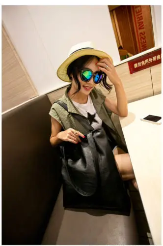 Новая Большая женская сумка через плечо из искусственной кожи | Багаж и сумки