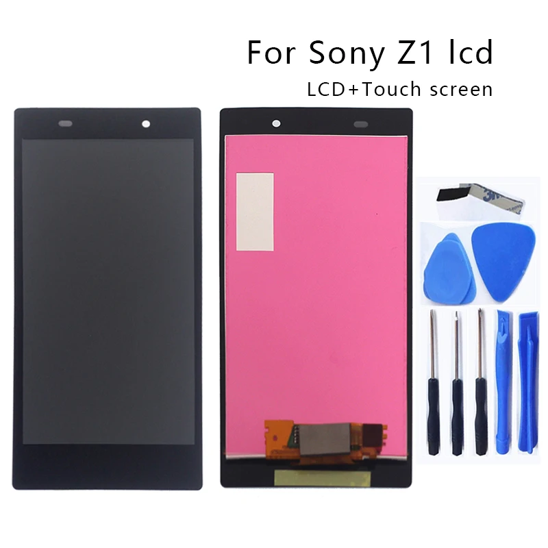 ЖК-дисплей для Sony Xperia Z1 L39H дигитайзер стеклянная панель в сборе C6902 C6903 C6906
