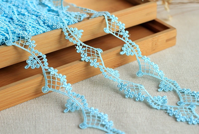 MLAEY 2 ярда/партия кружевная ткань лента с аппликациями аксессуары Alter Couture