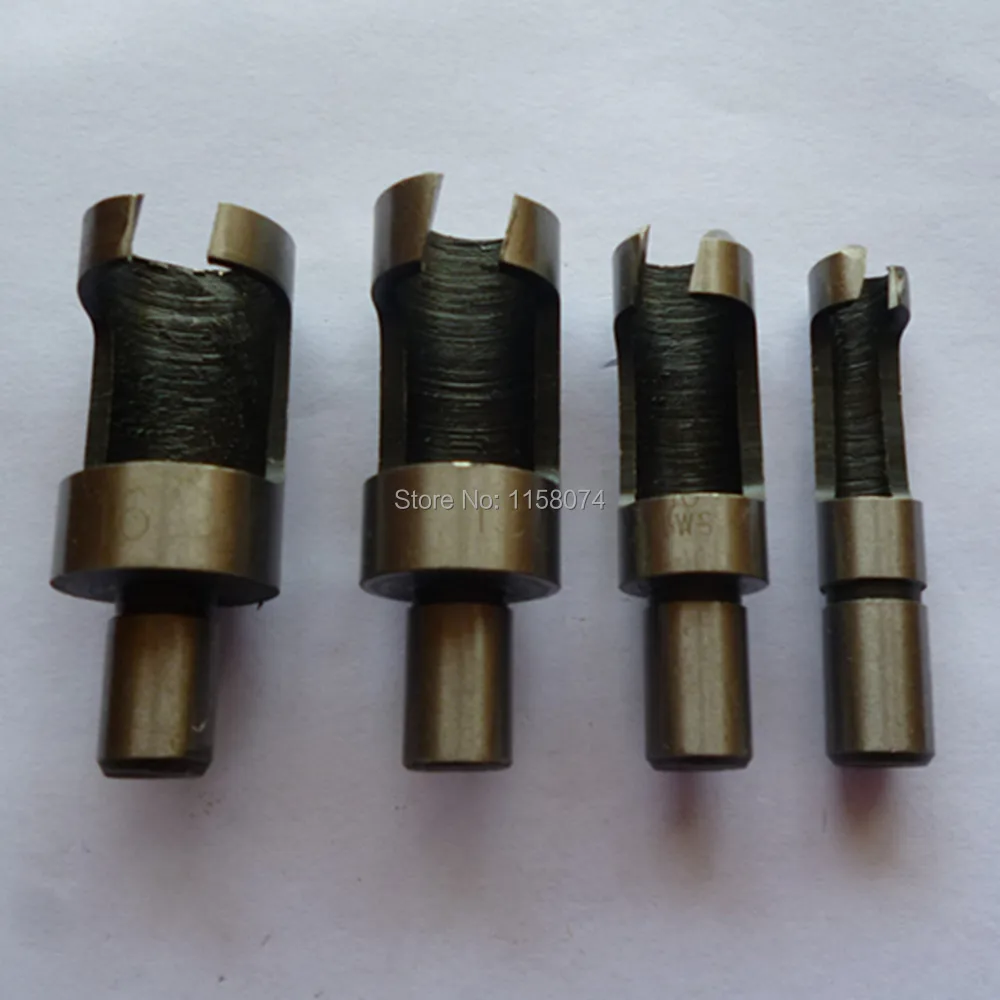 4 шт. древесины Plug резак прямо 6 мм 10 13 16 Столяр бурения Tennon сливное отверстие фрезы