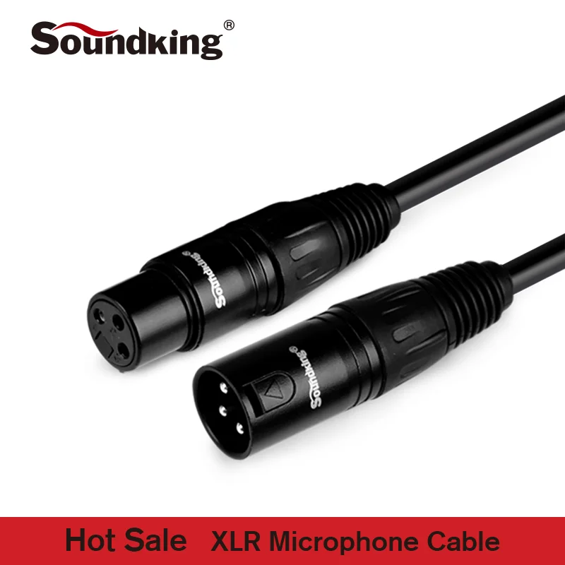 Soundking XLR микрофонный кабель аудио звуковой папа мама удлинитель для миксера
