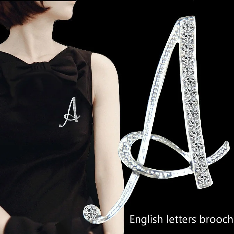 Горячая Распродажа очаровательная брошь в виде костюма с кристаллами 26 дюймов