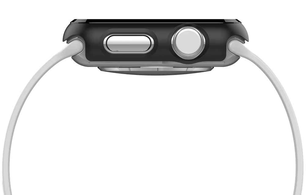 Чехол URVOI для apple watch series 3 только чехол ПК тонкий защитный iWatch классический дизайн