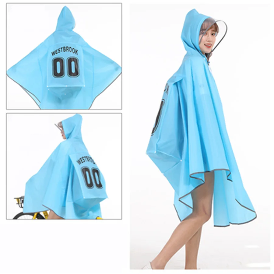 Прозрачный светоотражающий дождевик велосипедная одежда для девушек тонкий