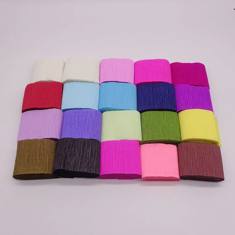 5cm*250cm Multicolor Crepe Paper Roll DIY Flower Party Baby Shower Birthday Decoration Supplies Crinkled Craft | Дом и сад