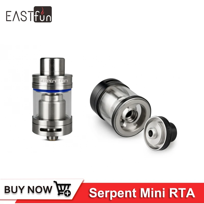100% Оригинальный Wotofo Snake Mini RTA Tank одна катушка Build Deck двойной регулируемый