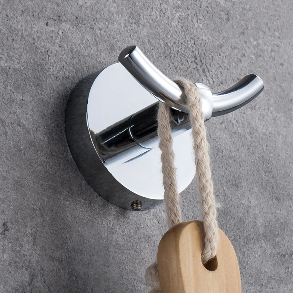 Hat Zinc Alloy Accessories Double Sided Home Modern Clothes Hotel Bathroom Small Wall Mounted Tools Toilet Robe Hook | Обустройство