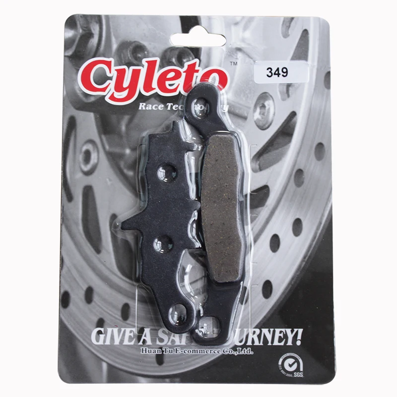 Передние правые тормозные колодки CYLETO для мотоцикла KAWASAKI KFX 450 KFX450R 2008-2011 KVF 650