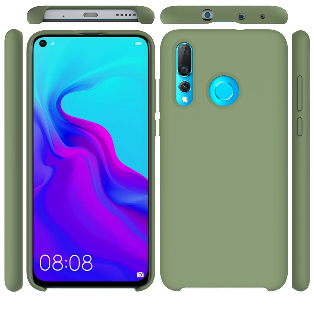 Роскошный жидкий силиконовый чехол для huawei P30 Pro P20 Lite P10 Plus P smart honor 10 9 mate 20 Lite 10 Pro Y9