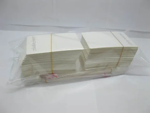 Мешочки для ювелирных украшений 6 Х9 см 200 комплектов карточки демонстрации серег