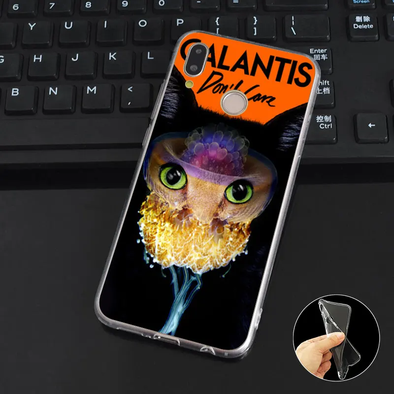 DREAMFOX L371 Galantis In My Head Cat Soft TPU Silicone Case Cover For Huawei Honor 6A 6C 7X 9 10 P20 Lite Pro P Smart |