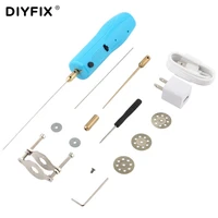 diyfix electric lcd glue remover middle frame cutter lcd touch screen loca oca glue removing tool mobile phone repair tools set