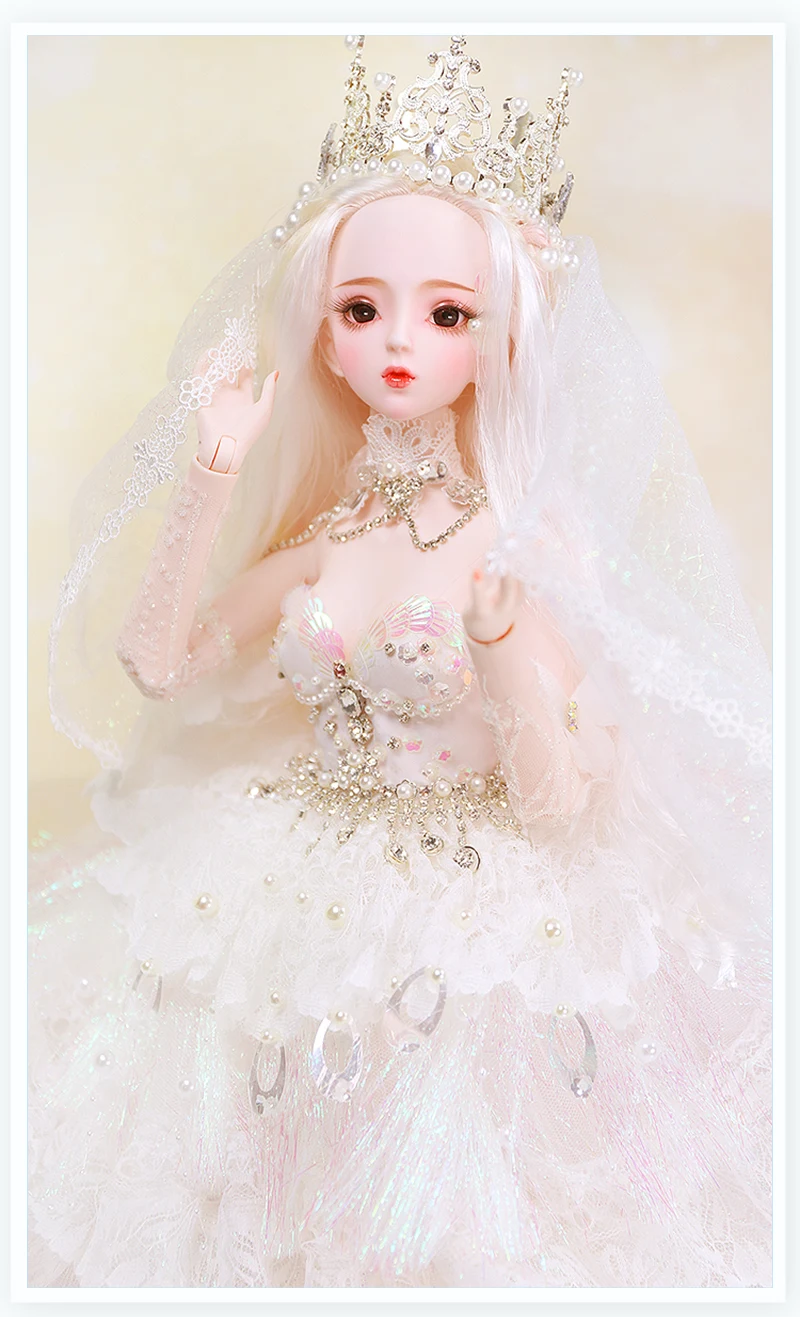 DBS 1/3 BJD Blyth doll Name by Narang&Angela mechanical joint Body With makeup,Including hair,eyes,clothes 62cm height girls,SD