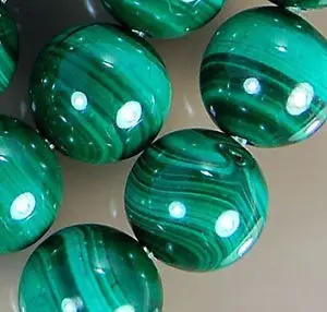 Без тары настоящее естественная малахит 8 мм полудрагоценный камень бусины 1 strands