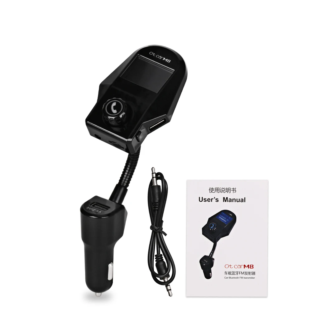 Беспроводной автомобильный комплект Urban road Bluetooth Aux fm передатчик USB mp3 плеер tf
