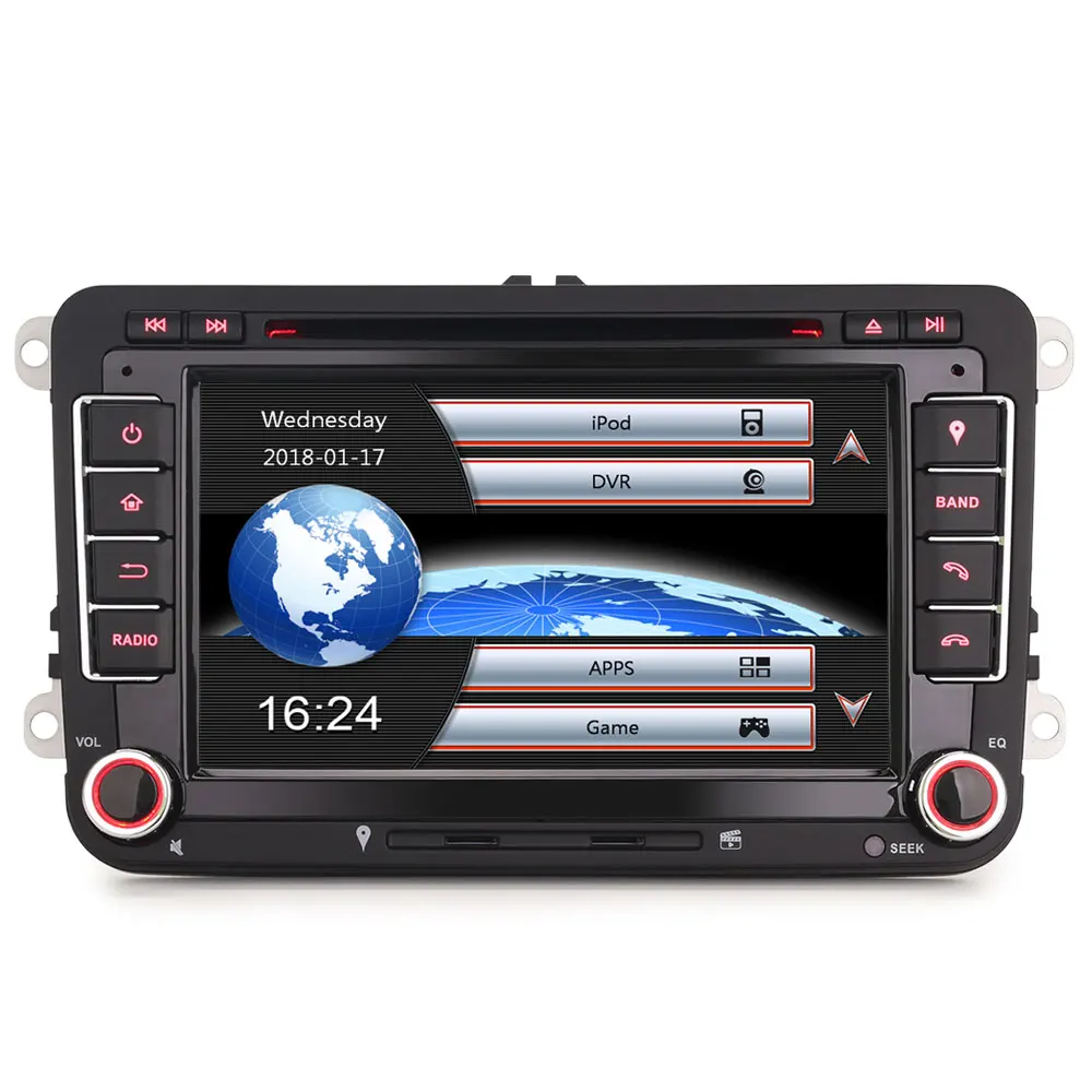 7 &quotспециальный автомобильный DVD для Volkswagen Golf 2003 2013 &amp Vento 2009 2015 T5 Caravelle 2010 с