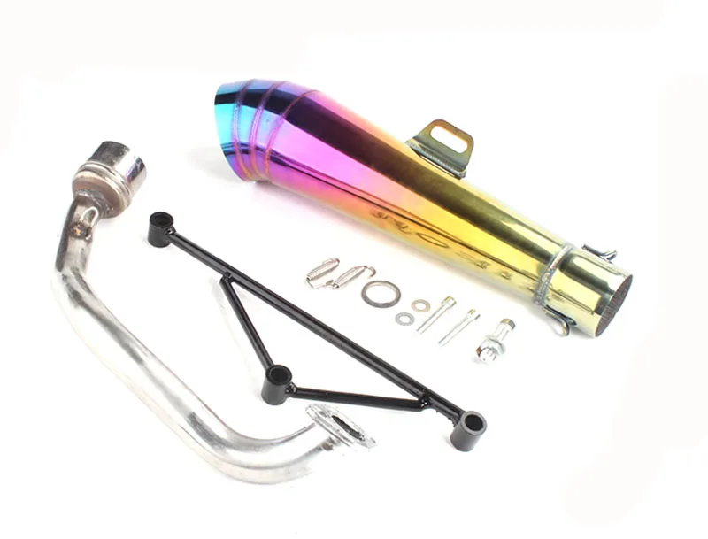 Выхлопная труба TKOSM для GP HP R6 глушитель 51 мм выхлопная мотоцикла GY6 скутера 125cc |