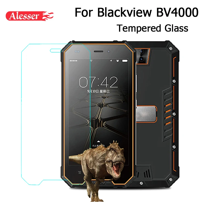 Alesser для Blackview BV4000 Pro закаленное стекло стальная пленка тонкое Переднее на экран